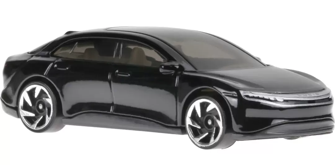 Foto da miniatura Hot Wheels Lucid Air na cor Preto