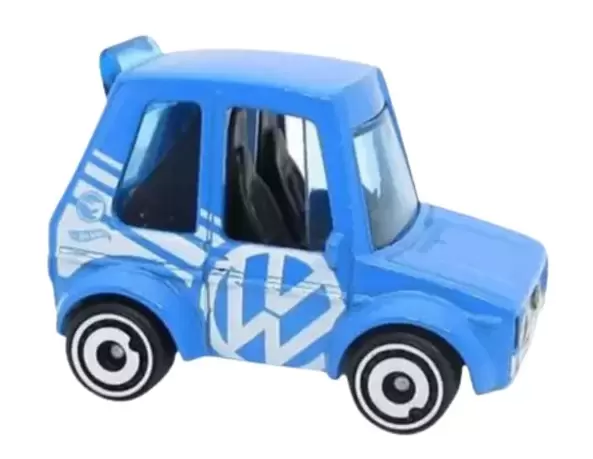 Foto da miniatura Hot Wheels Tooned VW Golf MK1 (TH) na cor Azul