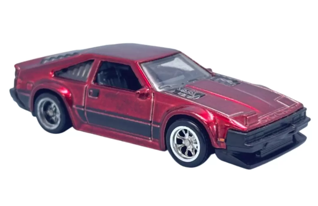 Foto da miniatura Hot Wheels 82 Toyota Supra (STH) na cor Vermelho