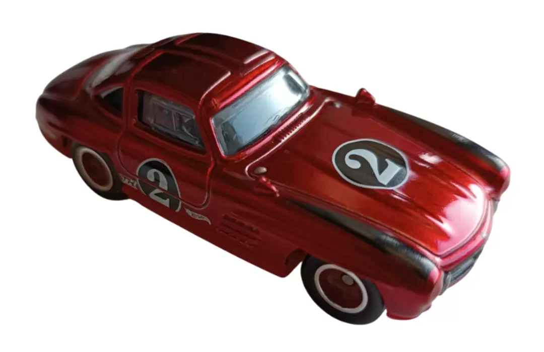 Foto da miniatura Hot Wheels Mercedes-Benz 300 SL (STH) na cor Vermelho