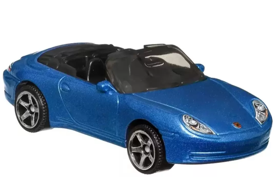 Foto da miniatura Matchbox Porsche 911 Carrera Cabriolet na cor Azul
