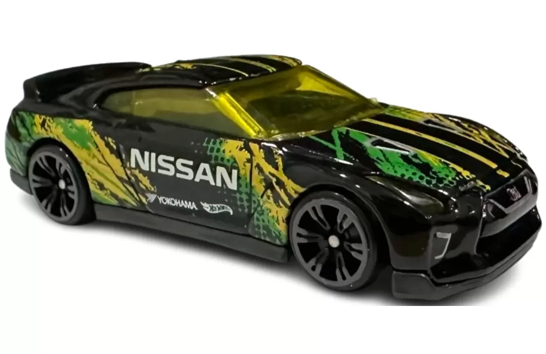 Foto da miniatura Hot Wheels 2017 Nissan GT-R (R35) na cor Preto