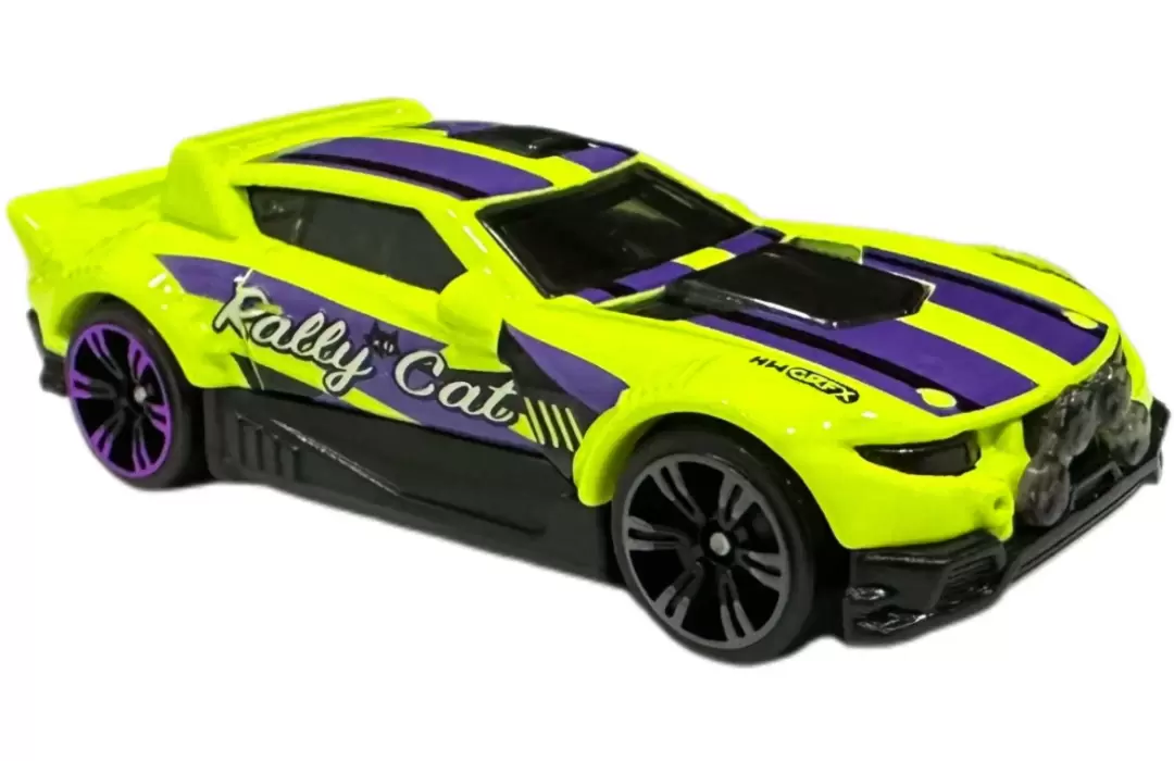 Foto da miniatura Hot Wheels Rally Cat na cor Verde