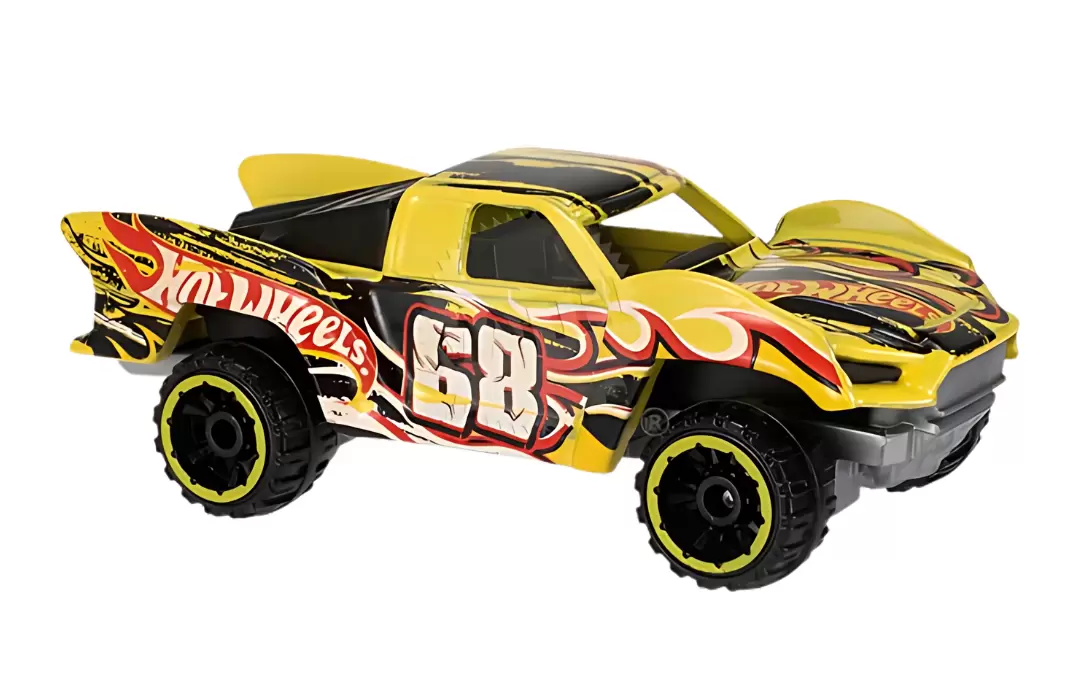 Foto da miniatura Hot Wheels Baja Truck na cor Amarelo