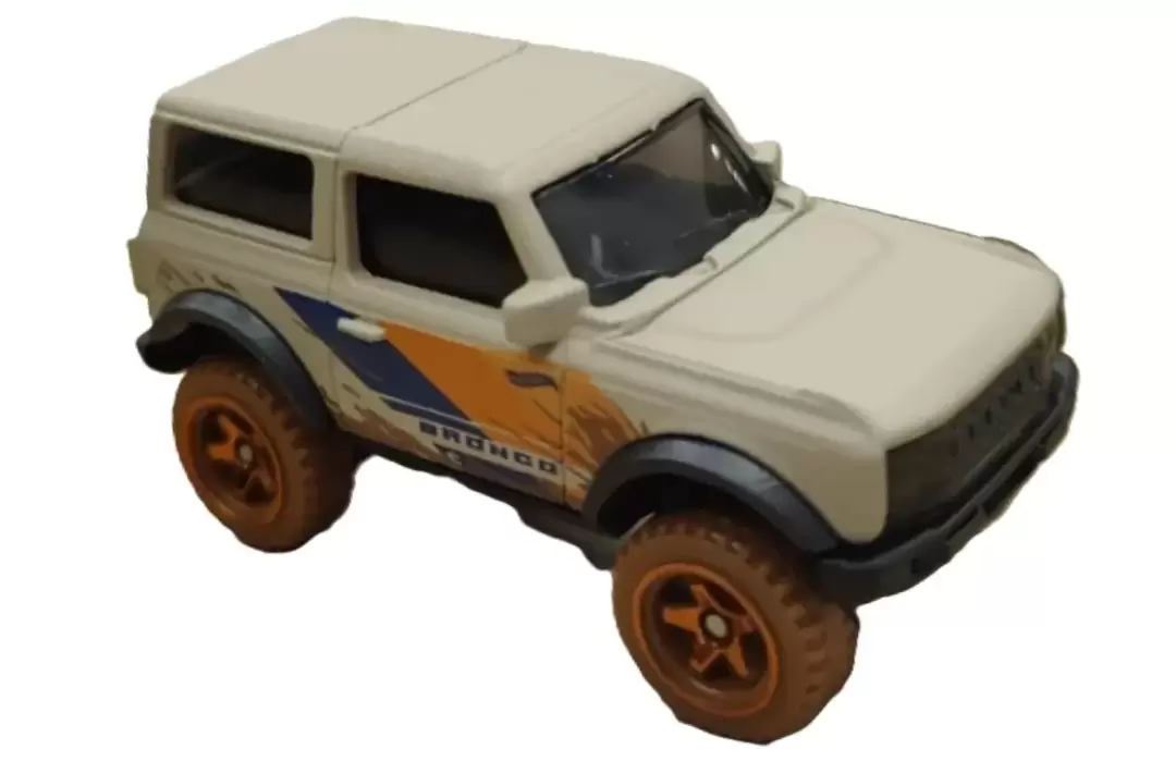 Foto da miniatura Hot Wheels 21 Ford Bronco na cor Bege
