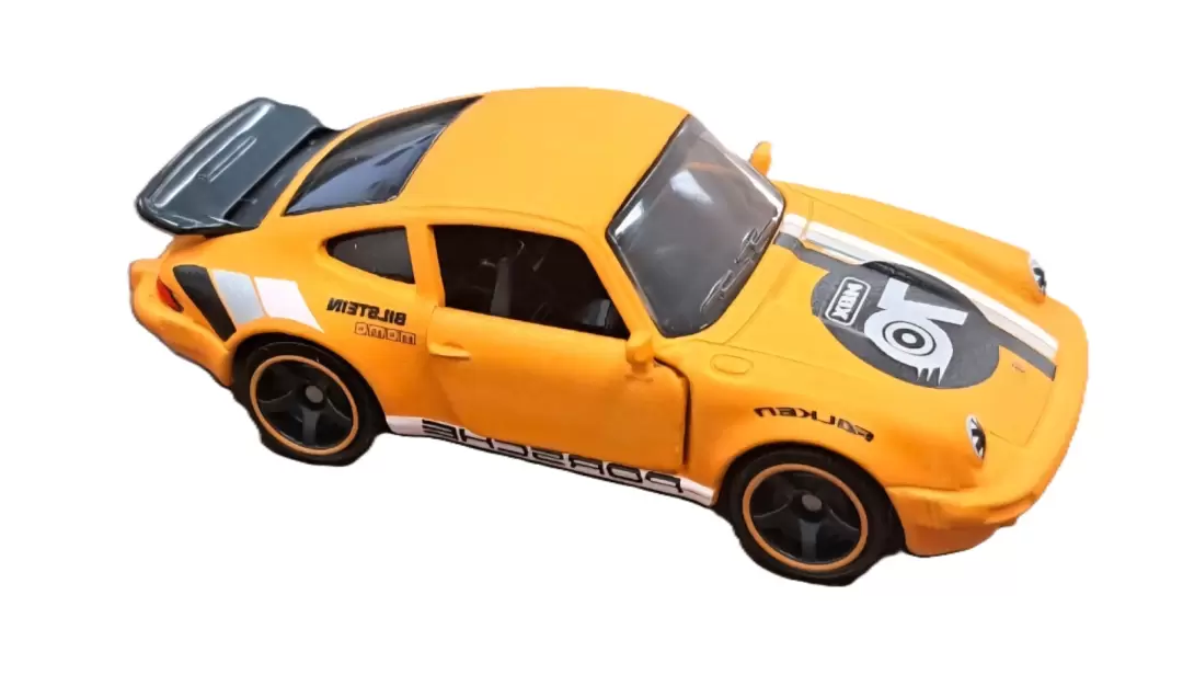 Foto da miniatura Matchbox Porsche 911 Turbo 80 na cor Laranja
