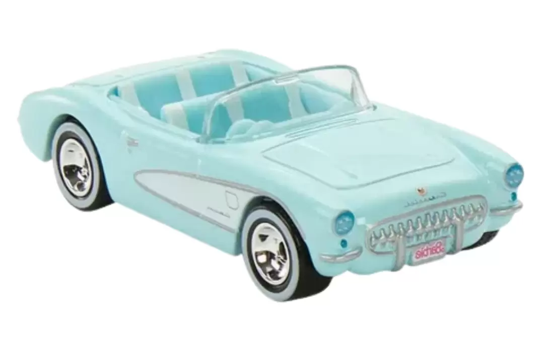 Foto da miniatura Hot Wheels 1956 Corvette na cor Azul