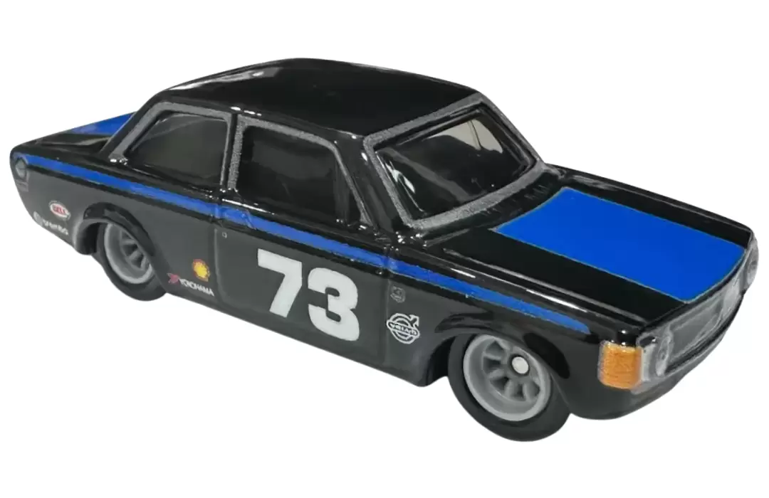 Foto da miniatura Hot Wheels 73 Volvo 142 GL na cor Preto