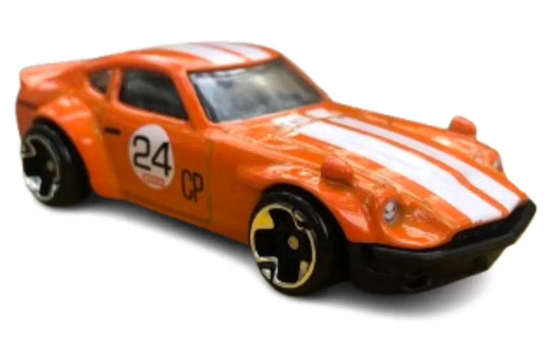 Foto da miniatura Hot Wheels Custom Datsun 240Z na cor Laranja