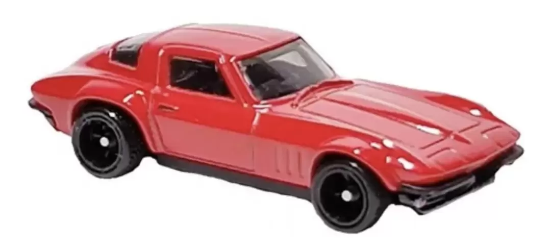 Foto da miniatura Hot Wheels Custom Corvette Stingray Coupe na cor Vermelho