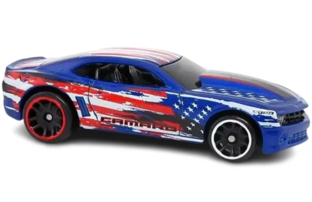 Foto da miniatura Hot Wheels 13 COPO Camaro na cor Azul