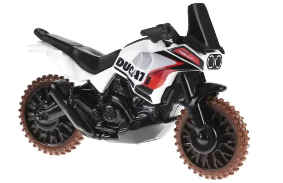 Foto da miniatura Hot Wheels Ducati DesertX na cor Branco