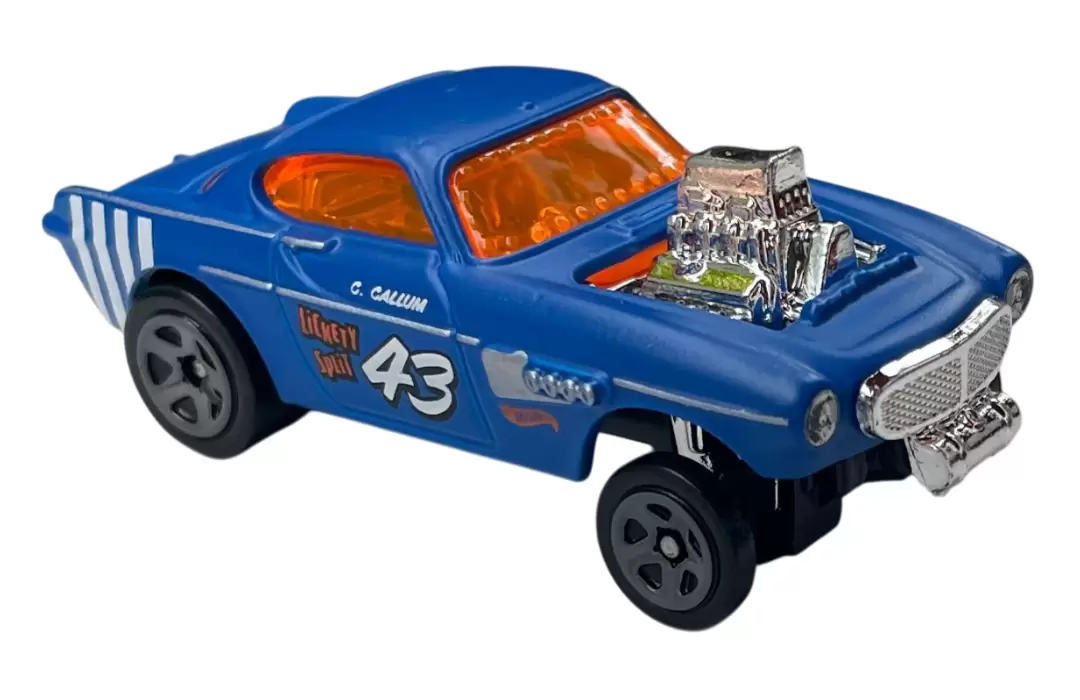 Foto da miniatura Hot Wheels Volvo P1800 Gasser na cor Azul