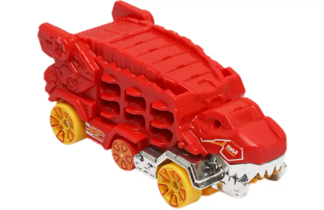 Foto da miniatura Hot Wheels HW Ultimate T-Rex Transporter na cor Vermelho