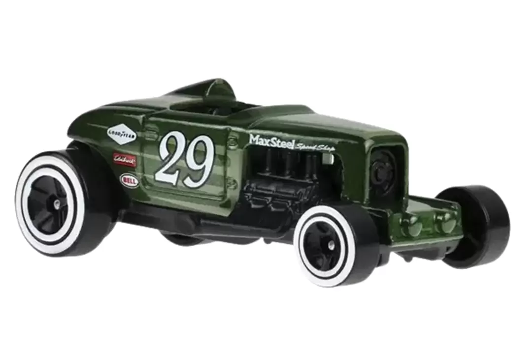 Foto da miniatura Hot Wheels Max Steel #29 na cor Verde