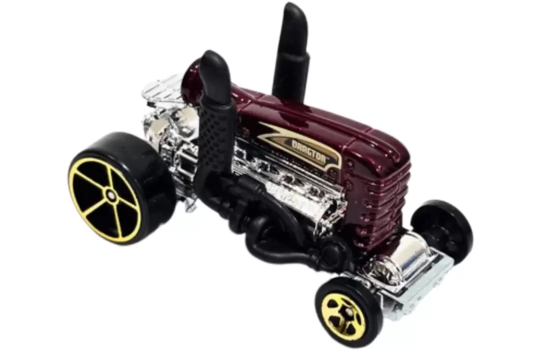 Foto da miniatura Hot Wheels Dragtor na cor Marrom