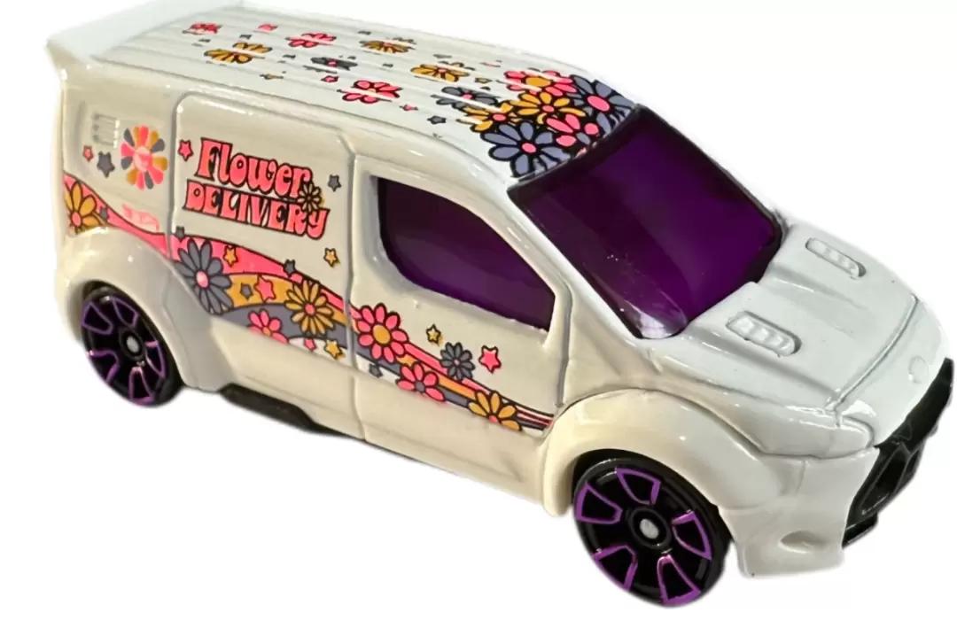 Foto da miniatura Hot Wheels Hot Wheels Ford Transit Connect (TH) na cor Branco