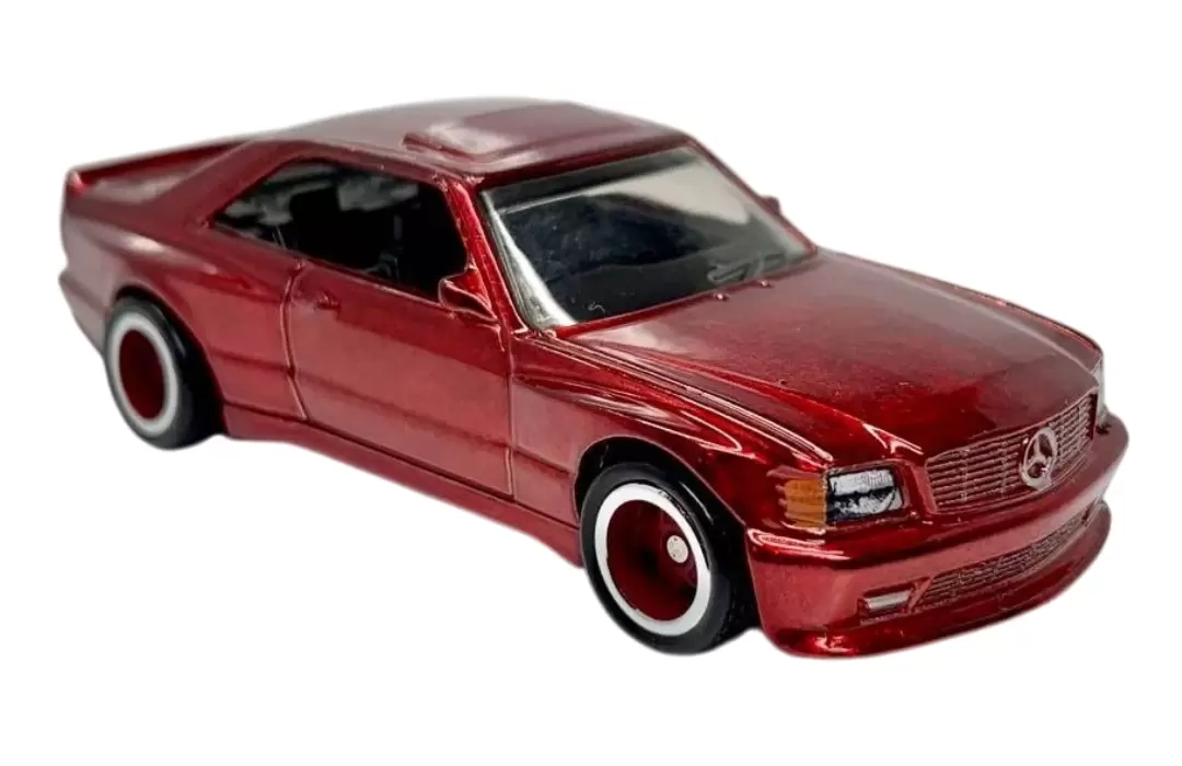 Foto da miniatura Hot Wheels 89 Mercedes-Benz 560 SEC AMG (STH) na cor Vermelho
