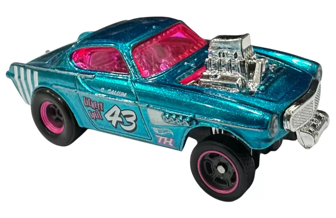 Foto da miniatura Hot Wheels Volvo P1800 Gasser (STH) na cor Azul