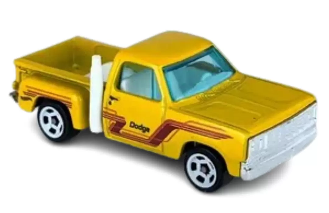 Foto da miniatura Hot Wheels 1978 Dodge Li'l Red Express Truck na cor Amarelo