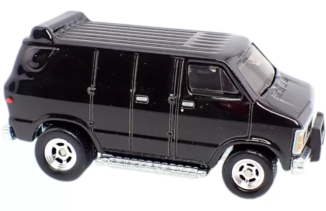 Foto da miniatura Hot Wheels 1979 Dodge Ram Van na cor Preto