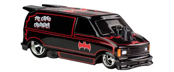 Foto da miniatura Hot Wheels 1985 Chevy Astro Van na cor Preto