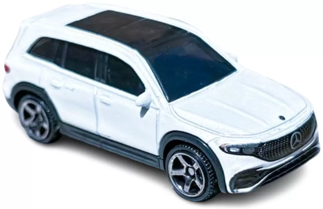 Foto da miniatura Matchbox 2024 Mercedes-Benz EQB na cor Branco