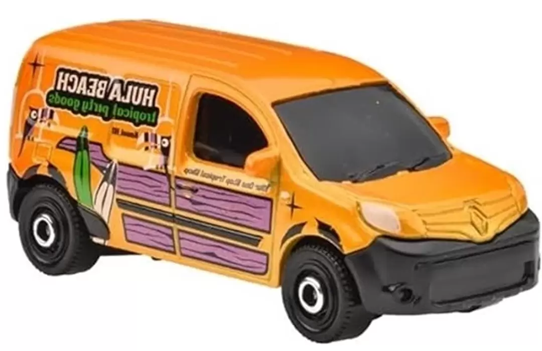 Foto da miniatura Matchbox Renault Kangoo Express na cor Laranja