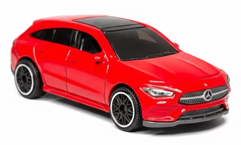 Foto da miniatura Matchbox 2020 Mercedes-Benz CLA Shooting Brake na cor Vermelho