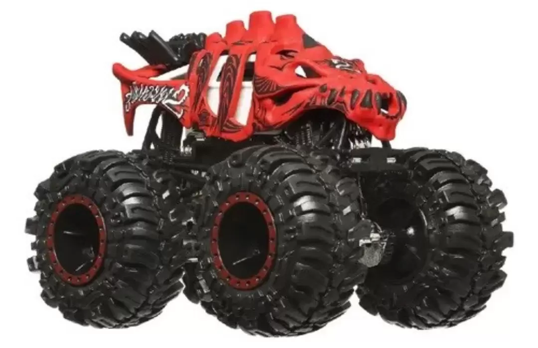 Foto da miniatura Hot Wheels Skelesaurus na cor Vermelho