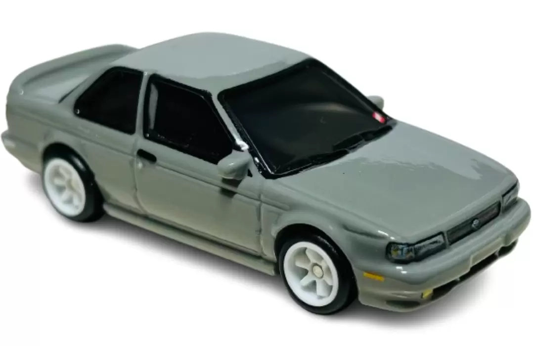 Foto da miniatura Hot Wheels 91 Nissan Sentra SE-R na cor Prata