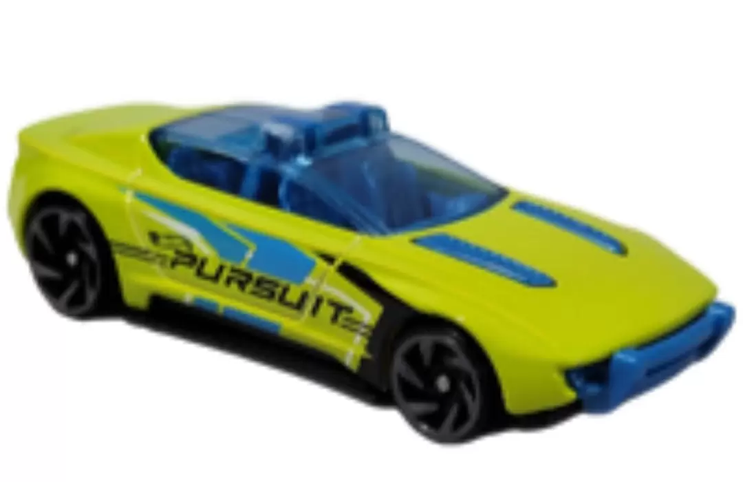 Foto da miniatura Hot Wheels Alpha Pursuit na cor Verde