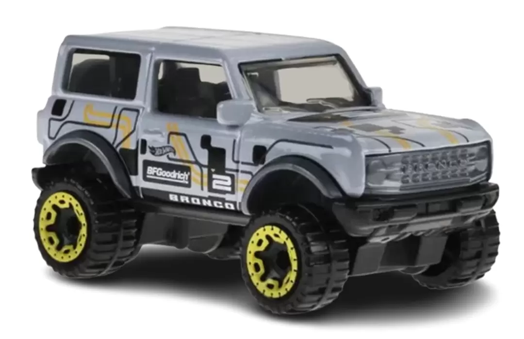 Foto da miniatura Hot Wheels Ford Bronco na cor Cinza