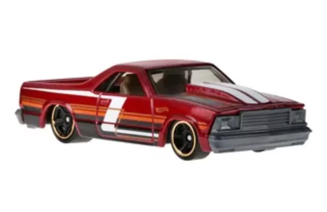 Foto da miniatura Hot Wheels 80 El Camino na cor Vermelho