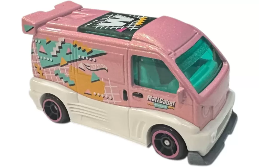 Foto da miniatura Hot Wheels Kei Swap na cor Rosa