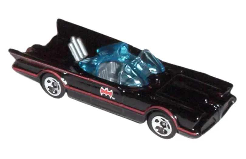 Foto da miniatura Hot Wheels TV Batmobile na cor Preto