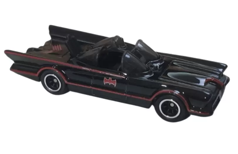 Foto da miniatura Hot Wheels 1966 TV Series Batmobile na cor Preto