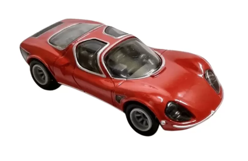 Foto da miniatura Hot Wheels 69 Alfa Romeu 33 Stradale na cor Vermelho