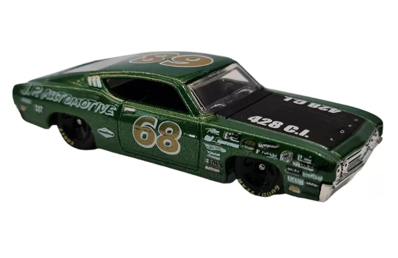 Foto da miniatura Hot Wheels 69 Ford Torino Talladega (TH) na cor Verde