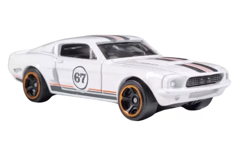 Foto da miniatura Hot Wheels 67 Shelby GT500 na cor Branco