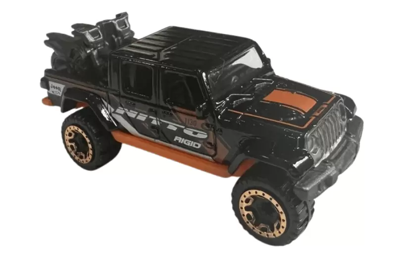 Foto da miniatura Hot Wheels 20 Jeep Gladiator na cor Preto
