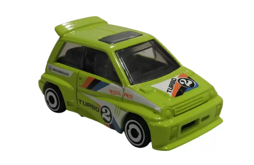 Foto da miniatura Hot Wheels 85 Honda City Turbo II na cor Verde