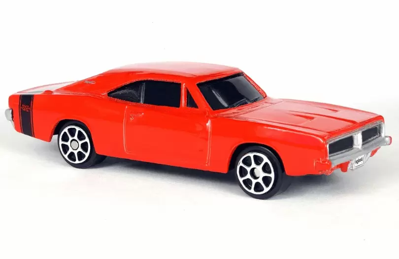 Foto da miniatura Maisto 1969 Dodge Charger R/T na cor Vermelho