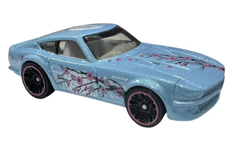 Foto da miniatura Hot Wheels Datsun 240Z na cor Azul