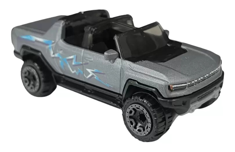 Foto da miniatura Hot Wheels 2024 GMC Hummer EV na cor Prata