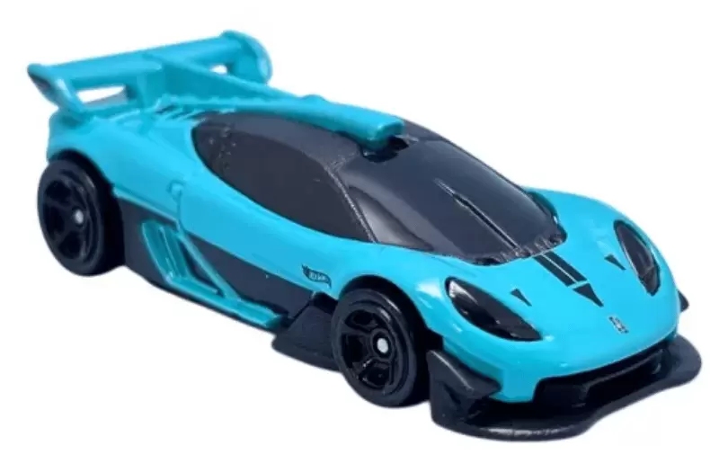 Foto da miniatura Hot Wheels Gordon Murray Automotive T.50s na cor Azul