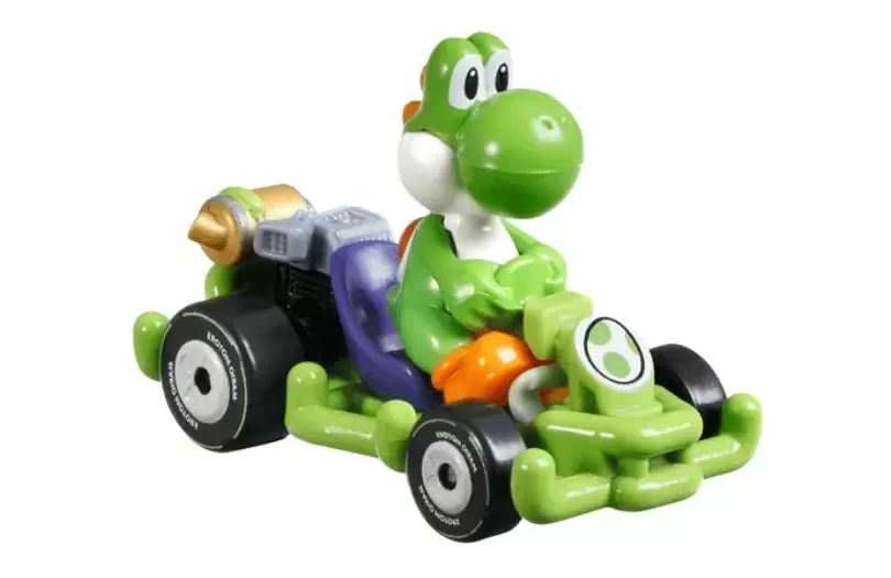 Foto da miniatura Hot Wheels Yoshi Pipe Frame na cor Verde