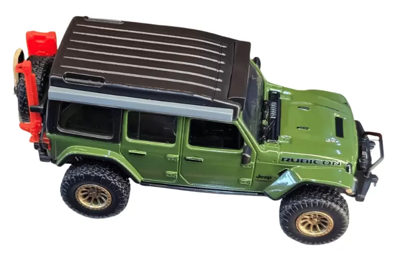 Foto da miniatura Hot Wheels Jeep Wrangler 392 Rubicon na cor Verde