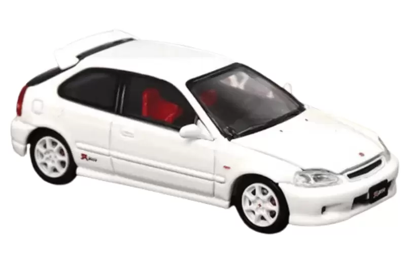 Foto da miniatura Hot Wheels Honda Civic Type R EK9 na cor Branco