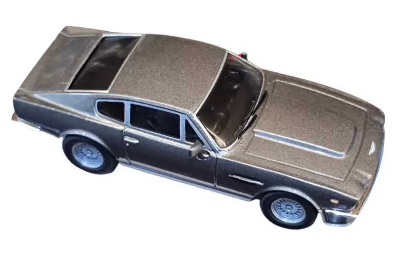 Foto da miniatura Hot Wheels Aston Martin V8 Vantage 1985 na cor Cinza